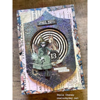 Tim Holtz DISTRESS COLLAGE MEDIUM MATTE Ranger tda79309 Halloween Crayons Project | color-code:ALT099