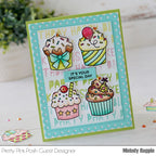 Pretty Pink Posh Birthday Cupcakes Dies special day
