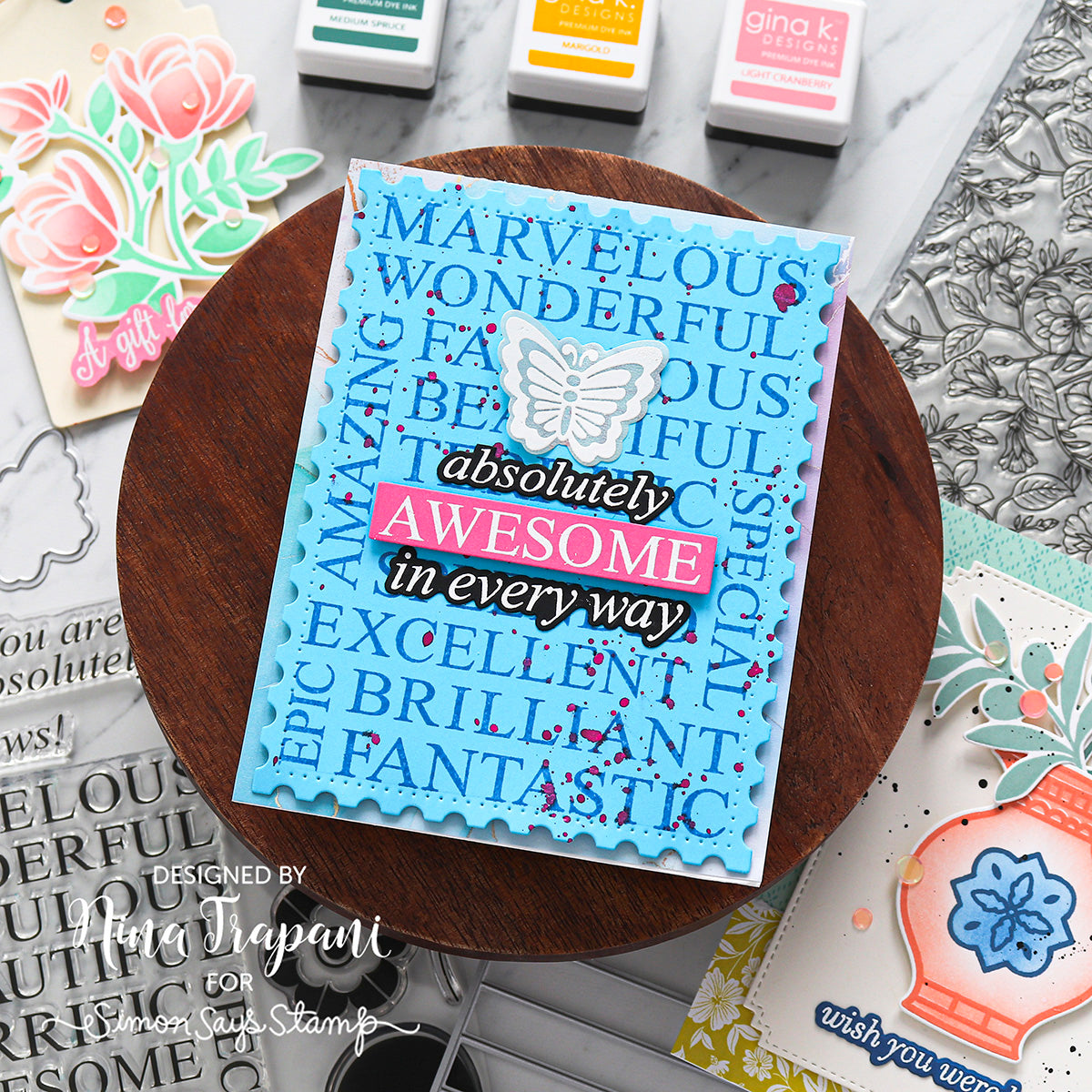 Absolutely Awesome in Every Way Encouragement Card Design