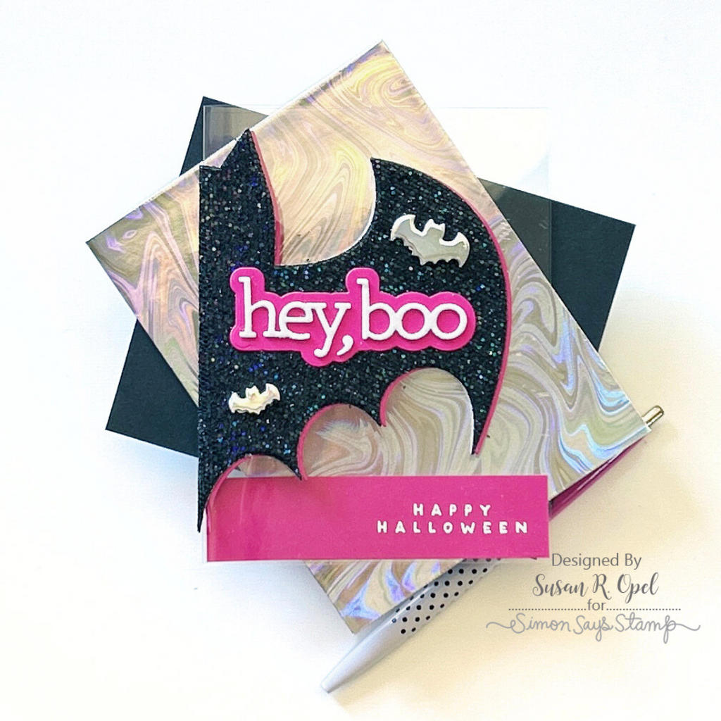 Simon Says Stamp A2 Clear Acetate Cards ssp1031 Cheering for You Halloween Card