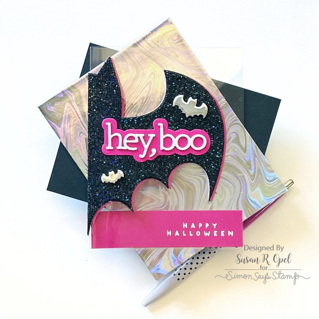 Simon Says Stamp A2 Clear Acetate Cards ssp1031 Cheering for You Halloween Card
