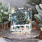 Simon Says Stamp Let Us Adore Him Wafer Dies 1520sd Christmas Card
