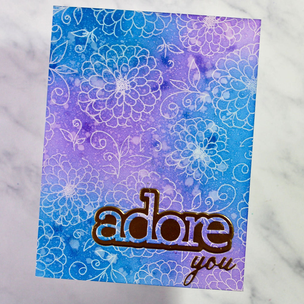 CZ Design Adore Wafer Dies czd250 DieCember Adore Card