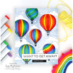 Simon Says Stamp Embossing Folder And Cutting Dies Adrift Air Balloons sfd487 Friend Like You Hello Card | color-code:ALT05