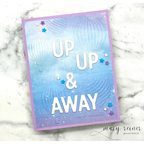 Simon Says Stamp Embossing Folder and Cutting Dies Adrift Air Balloons sfd487 Friend Like You Graduation Card