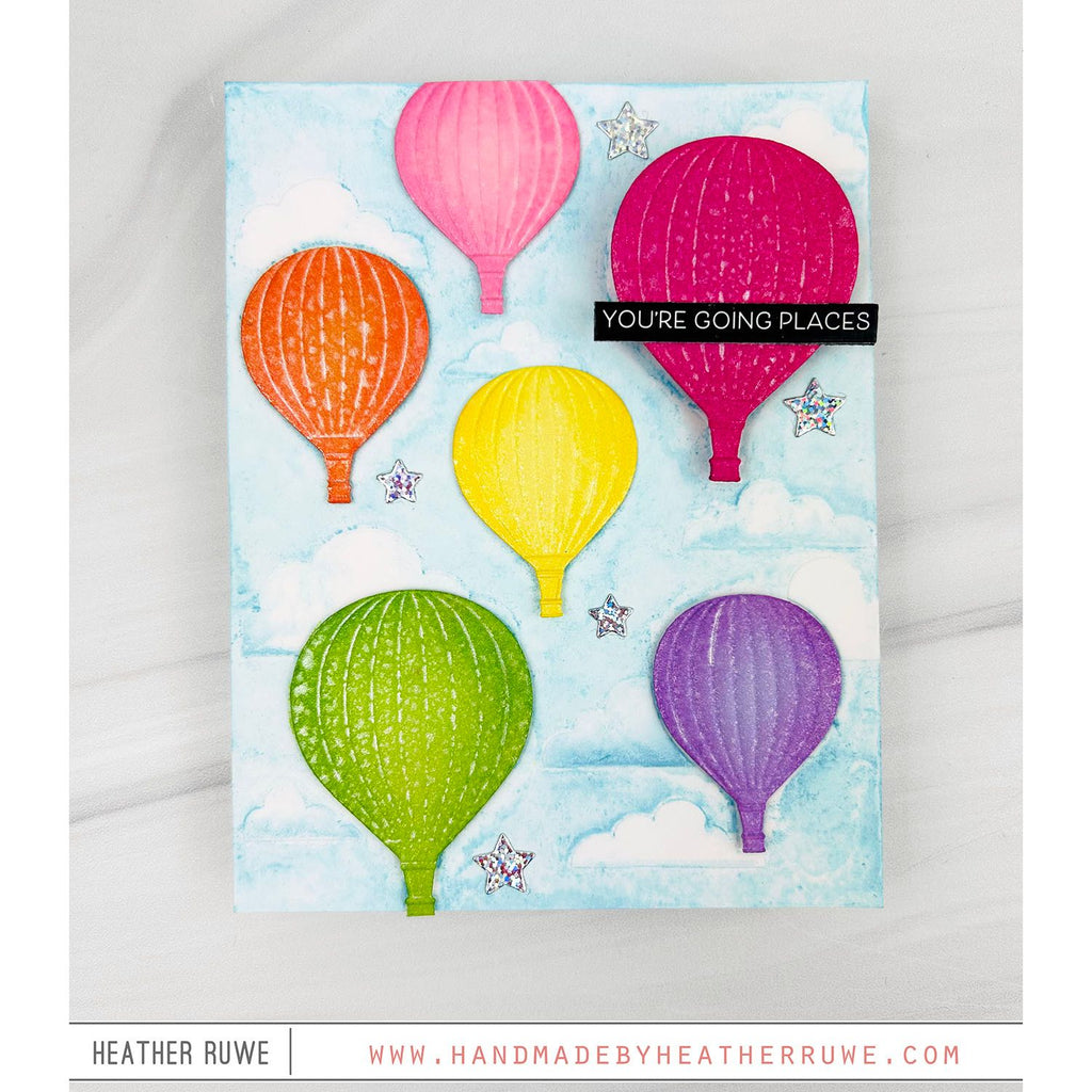 Simon Says Stamp Embossing Folder and Cutting Dies Adrift Air Balloons sfd487 Friend Like You Congrats Card | color-code:ALT06