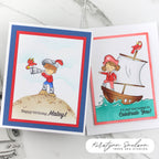 Simon Says Stamps and Dies Ahoy Matey set1007am Friend Like You Birthday Cards