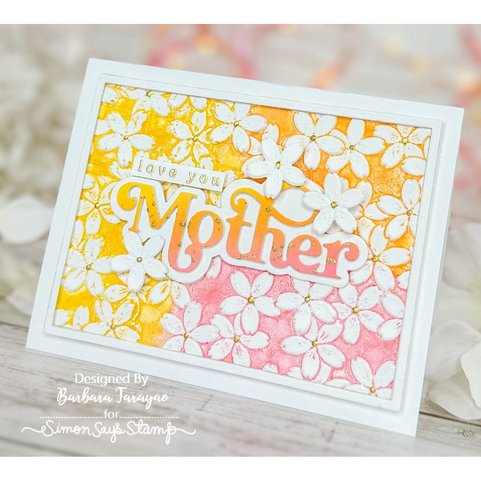 Simon Says Clear Stamps Airy Greetings 3034ssc Be Bold Mother Card