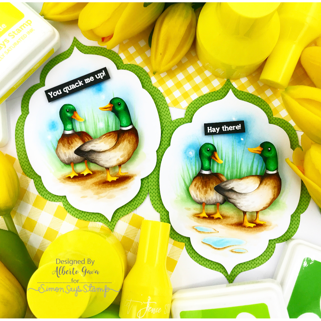Simon Says Stamp Duck Trio Wafer Dies s1014 You Are My Favorite Mallard Duck Tags | color-code:ALT02