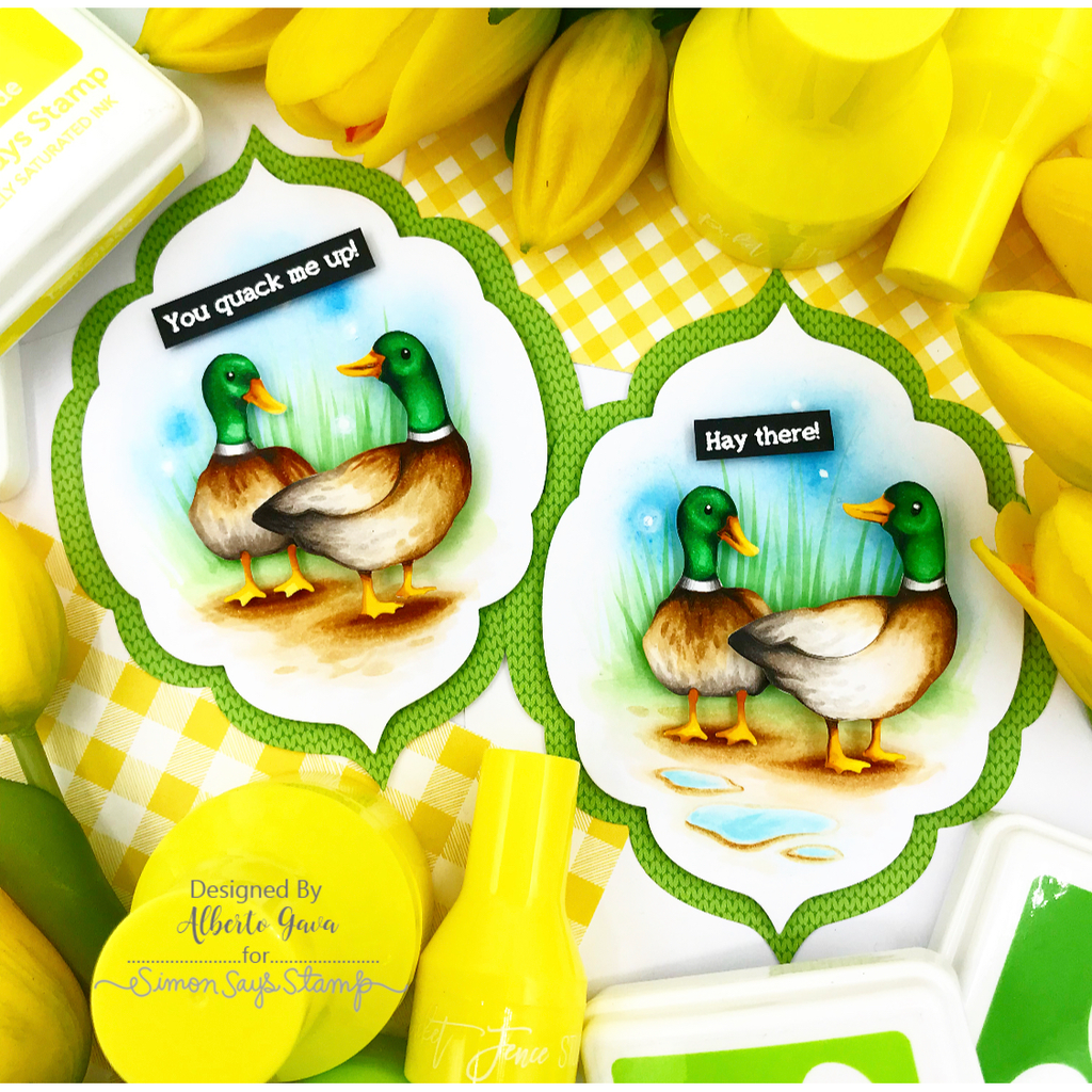 Simon Says Stamp Petal Tipped Labels Wafer Dies 8013sd You Are My Favorite Mallard Duck Tags | color-code:ALT06