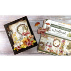 Stamperia Woodland Frame With Leaves Stencil kstdq91 follow your own path