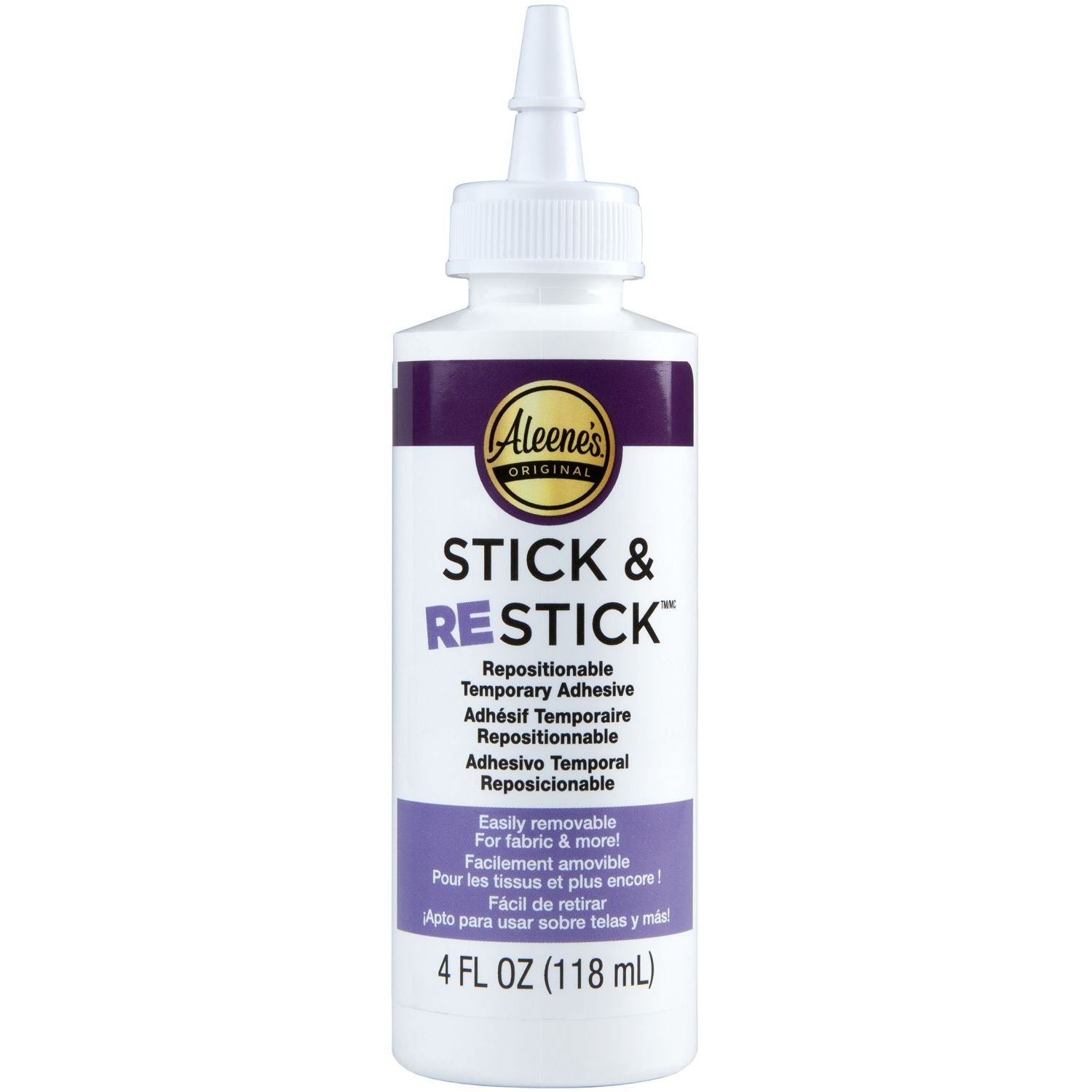 Aleene's Stick and Restick Adhesive 4 Ounces 628503