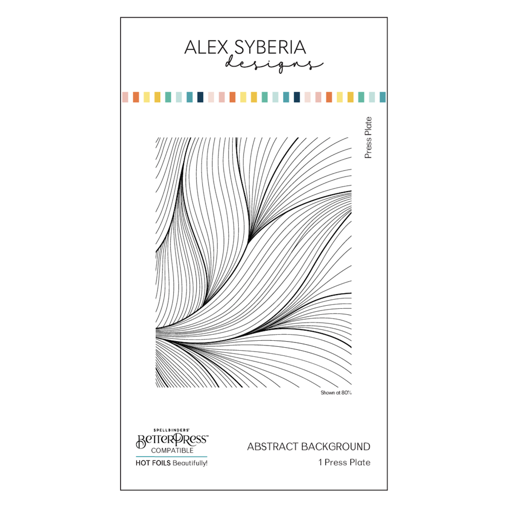 Alex Syberia Designs Abstract Background Press Plate Set asd-pp-3