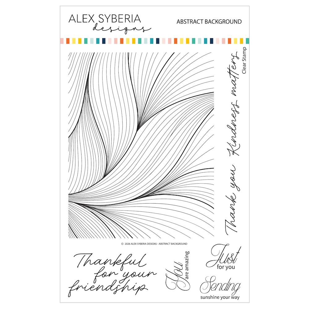 Alex Syberia Designs Abstract Background Stamp Set asd-sta-212