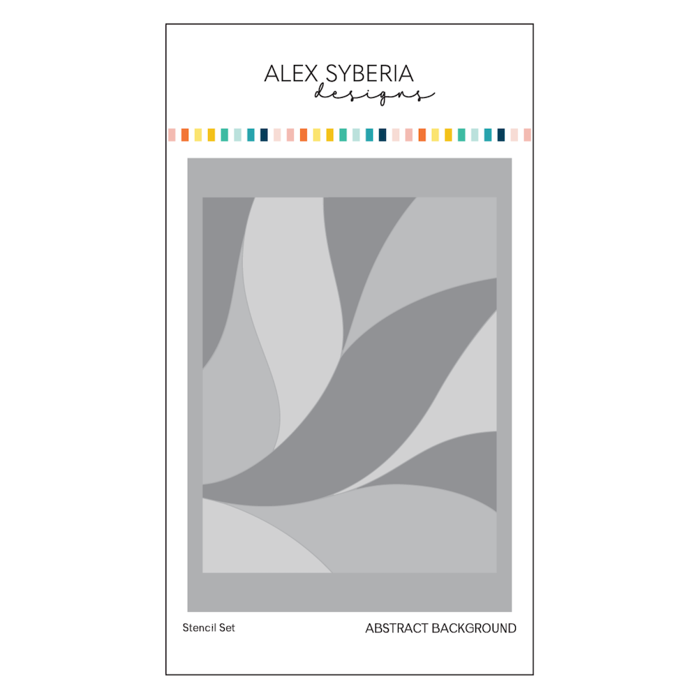 Alex Syberia Designs Abstract Background Stencil Set asd-ste-pp-3