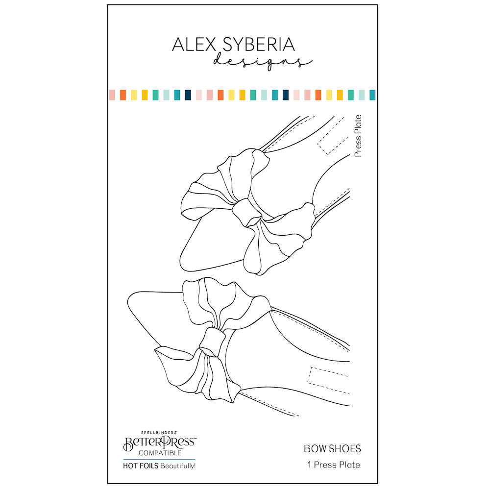 Alex Syberia Designs Bow Shoes Press Plate asd-pp-15