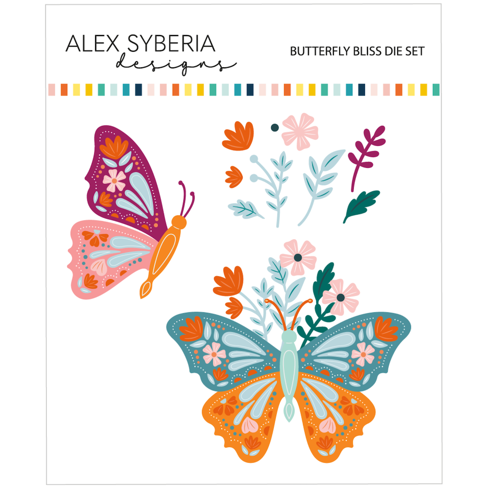 Alex Syberia Designs Butterfly Bliss Die Set asd-d-196