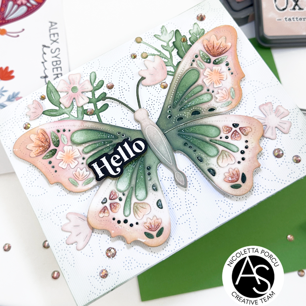 Alex Syberia Designs Butterfly Bliss Die Set asd-d-196 hello