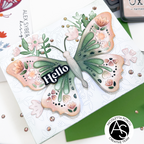 Alex Syberia Designs Butterfly Bliss Die Set asd-d-196 hello