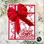Alex Syberia Designs Chic Bows Stencil Set asd-ste-200 red