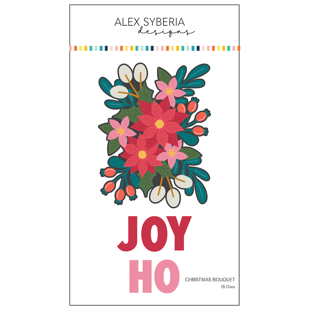 Alex Syberia Designs Christmas Bouquet Die Set asd-d-198