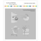 Alex Syberia Designs Christmas Postage Stamps Stencil Set asd-ste-207 product