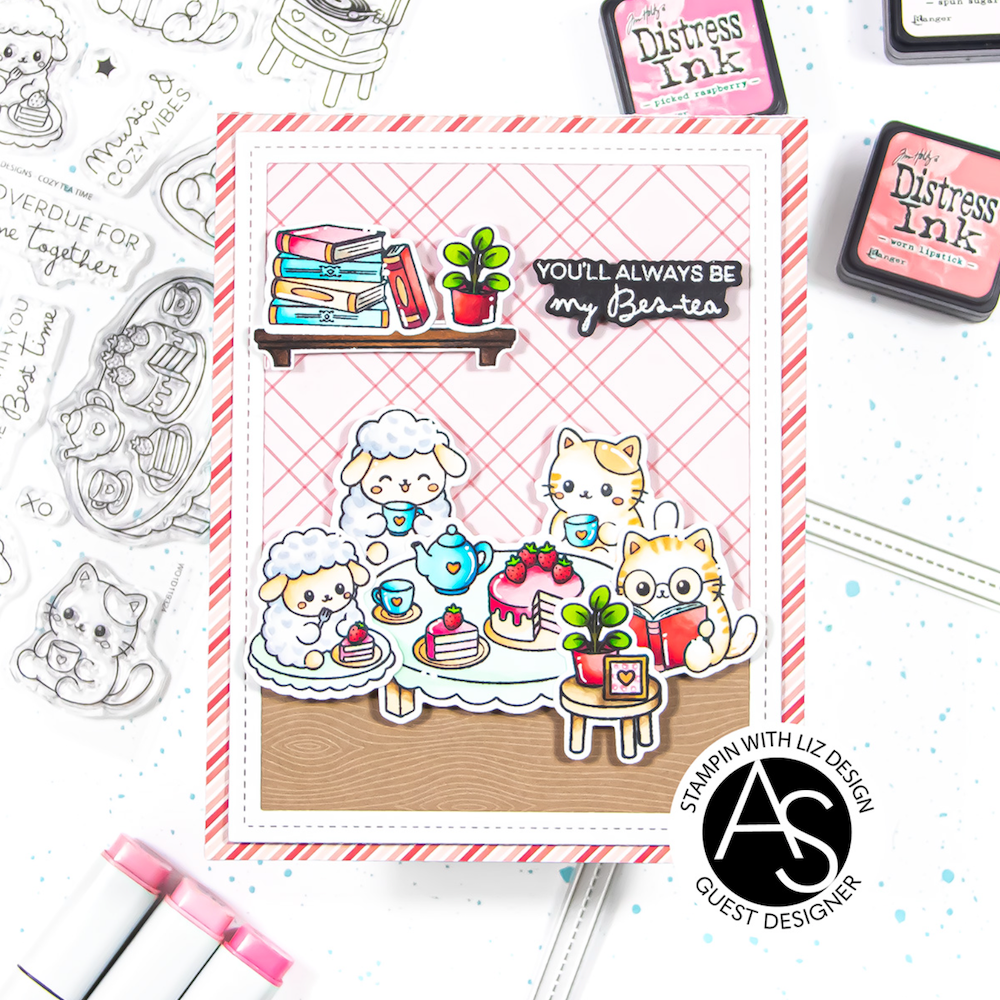 Alex Syberia Designs Cozy Tea Time Die Set asd-cd-242 besties