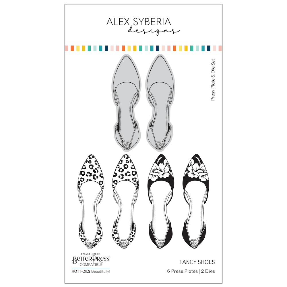 Alex Syberia Designs Fancy Shoes Press Plate and Die Set asd-pp-18