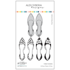 Alex Syberia Designs Fancy Shoes Press Plate and Die Set asd-pp-18