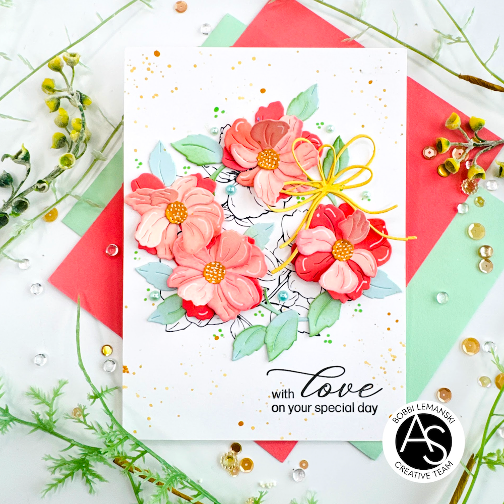 Alex Syberia Designs Floral Trio Die Set asd-d-224 love