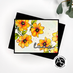 Alex Syberia Designs Floral Trio Press Plate asd-pp-14 love