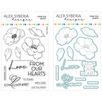 Alex Syberia Designs From Our Hearts Stamp and Die Bundle