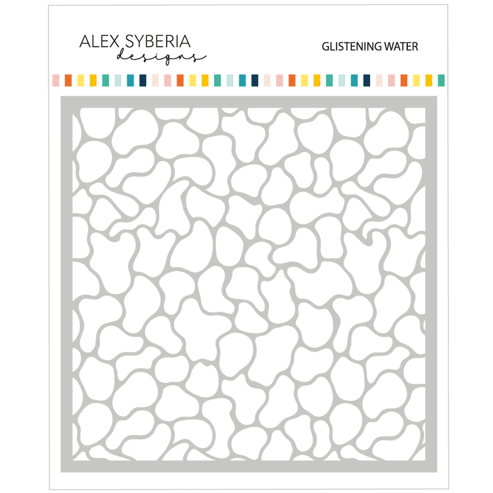 Alex Syberia Designs Glistening Water Stencil asd-ste-231