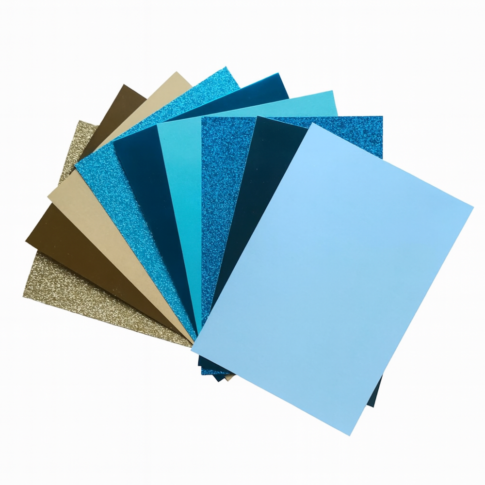 Alex Syberia Designs Golden Turquoise Mix Cardstock asd-mixc-5