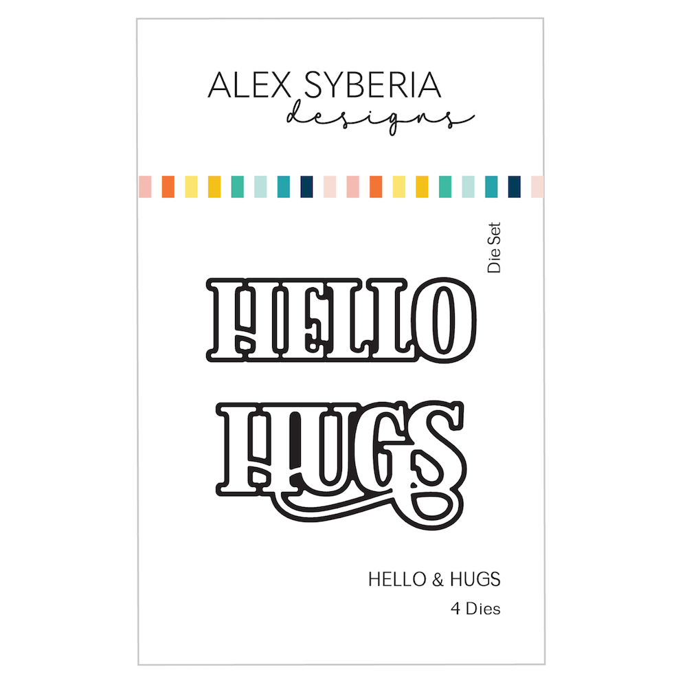 Alex Syberia Designs Hello & Hugs Die Set asd-d-216