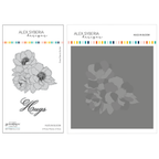 Alex Syberia Designs Hugs in Bloom Press Plate Die and Stencils Bundle