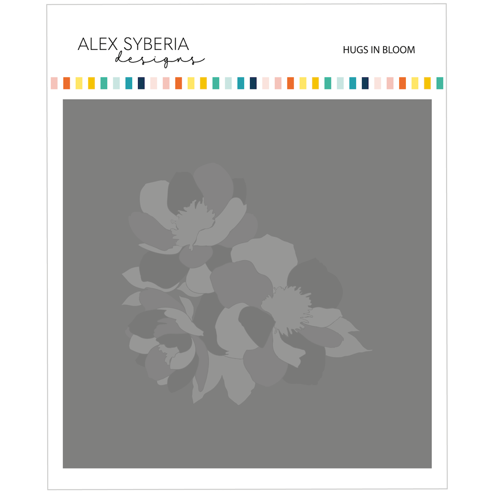 Alex Syberia Designs Hugs in Bloom Stencil Set asd-ste-pp-13