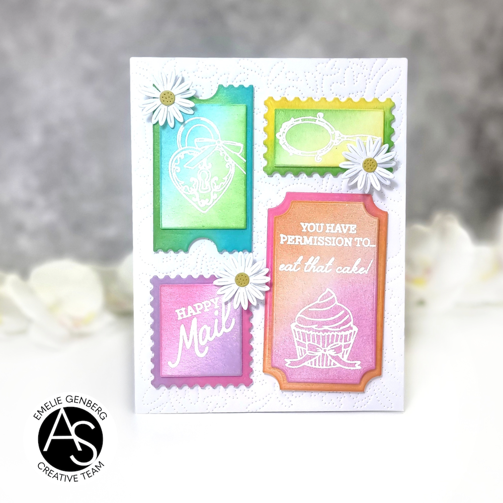 Alex Syberia Designs Love Tickets Clear Stamp Set asd-sta-218 flower