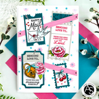 Alex Syberia Designs Love Tickets Die Set asd-d-219 cherry