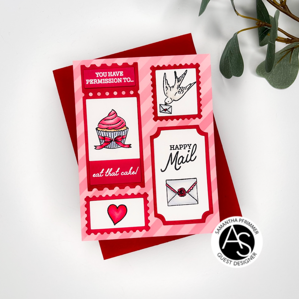 Alex Syberia Designs Love Tickets Stamp and Die Bundle mail