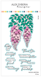 Alex Syberia Designs Magical Wisteria Die Set asd-cd-240
