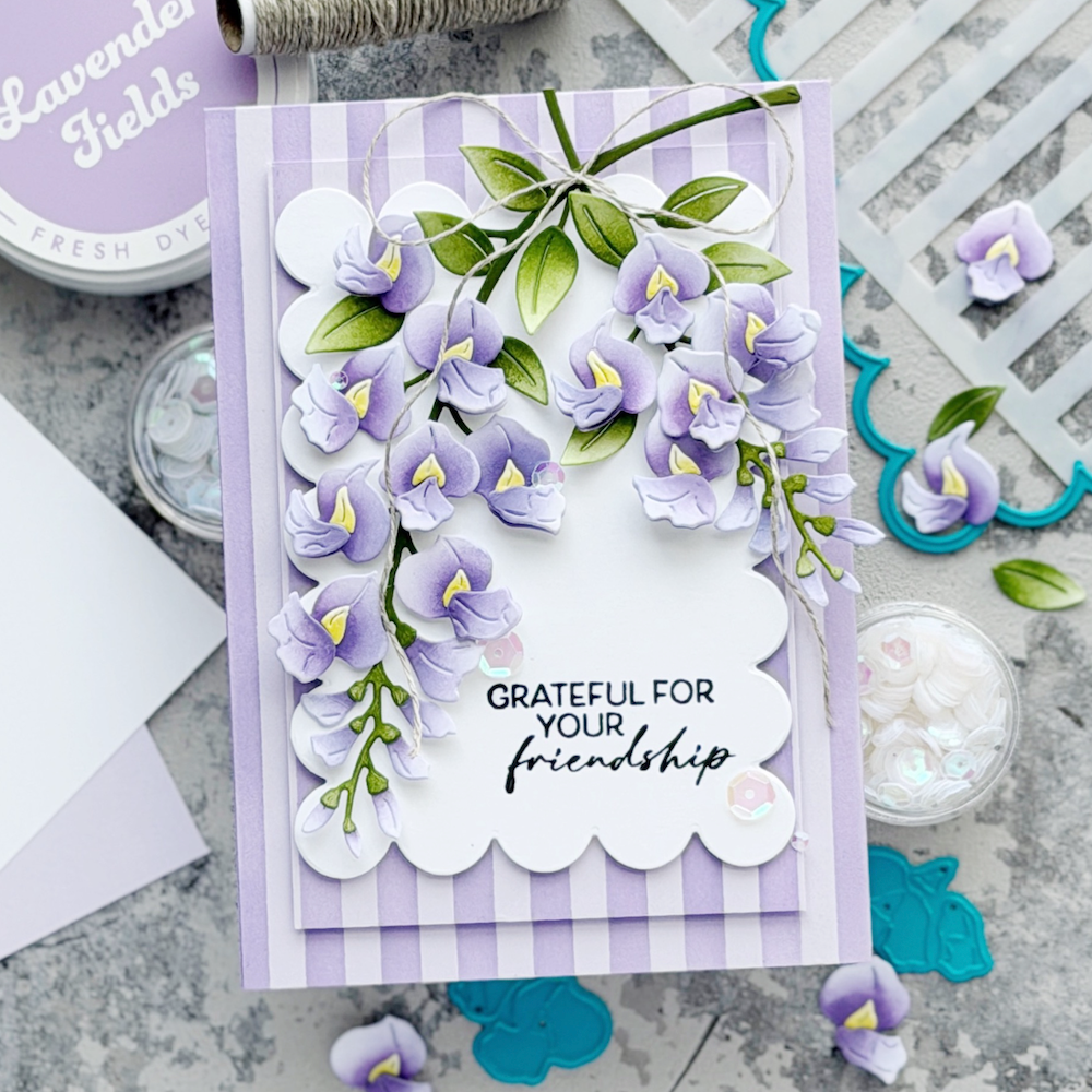 Alex Syberia Designs Magical Wisteria Die Set asd-cd-240 grateful