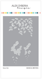 Alex Syberia Designs Magical Wisteria Stencil Set asd-ste-240