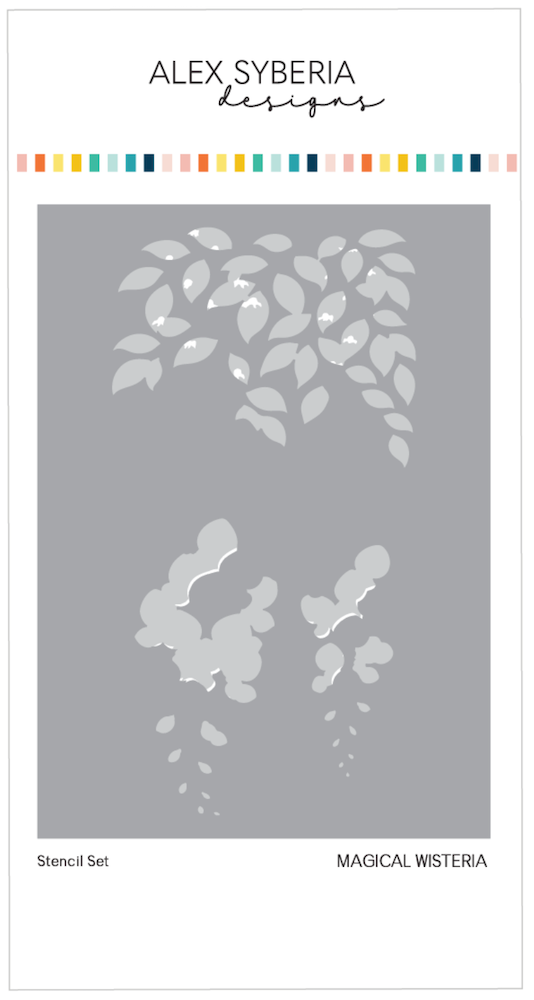 Alex Syberia Designs Magical Wisteria Stencil Set asd-ste-240