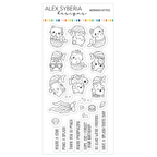 Alex Syberia Designs Mermaid Kitties Clear Stamp Set asd-sta-226
