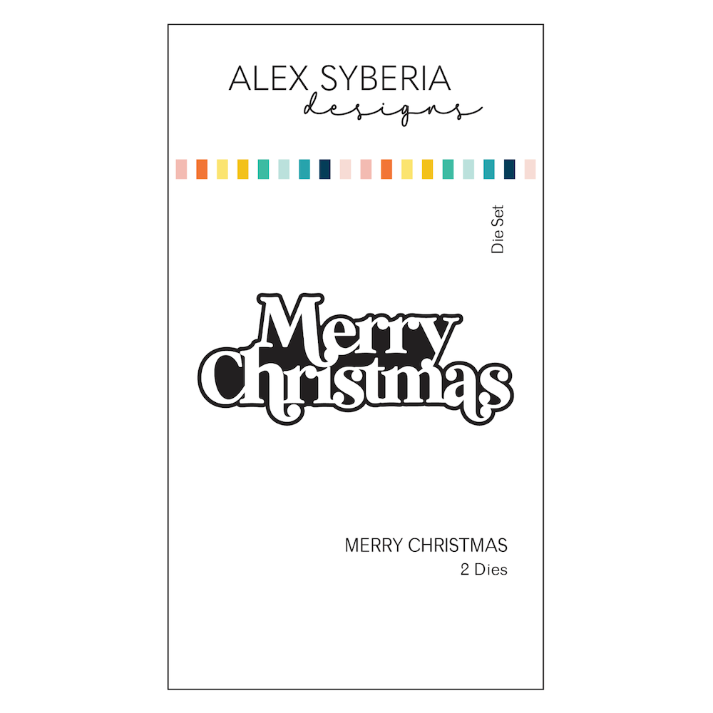 Alex Syberia Designs Merry Christmas Die Set asd-d-210