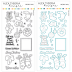 Alex Syberia Designs Merry Mail Stamp and Die Bundle