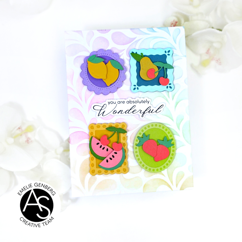 Alex Syberia Designs Mini Frames & Fruits Die Set asd-d-239 wonderful