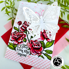 Alex Syberia Designs Peony Blossoms Press Plate Set asd-pp-9 most
