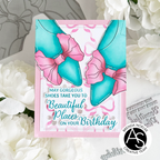 Alex Syberia Designs Shoes Sentiments Press Plate and Die Set asd-pp-16 birthday